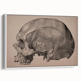 Grunge Skull Wall Art | Urban Grunge Aesthetic Art | Vintage Skull Print