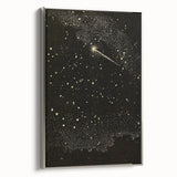 Grunge Wall Art | Vintage Cosmic Starburst Print | Abstract Grunge Art