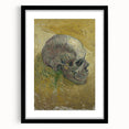Grunge Wall Art | Vintage Skull Painting | Abstract Grunge Canvas Print