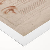 Grunge Wall Art | Vintage Eye Anatomy Study | Abstract Grunge Print