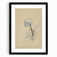 Grunge Wall Art | Vintage Skull on Stick Sketch | Abstract Grunge Print