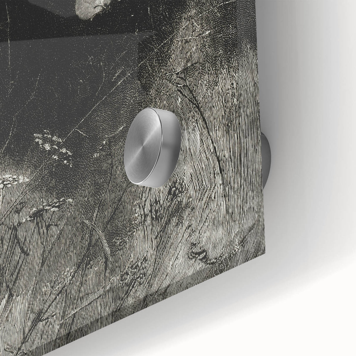 Grunge Aesthetic Art: Dark Butterfly Grunge Wall Art on Canvas