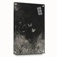 Grunge Aesthetic Art: Dark Butterfly Grunge Wall Art on Canvas