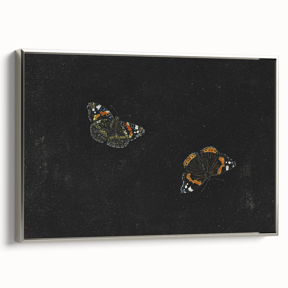 Urban Grunge Art - Butterfly Canvas Print for Modern Wall Decor