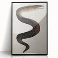 Abstract Grunge Art - Vintage Eel Design - Urban Grunge Canvas Print