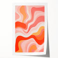 Maximalist Wall Art - Bold Abstract Waves for Eclectic Home Decor