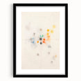 Maximalist Abstract Wall Art - Cosmic Energy in Subtle Hues for Modern Decor