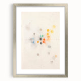 Maximalist Abstract Wall Art - Cosmic Energy in Subtle Hues for Modern Decor