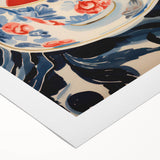 Maximalist Wall Art - Eclectic Bold Decor with Vibrant Tea Cup Design