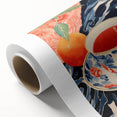 Maximalist Wall Art - Eclectic Bold Decor with Vibrant Tea Cup Design