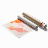 Maximalist Wall Art - Abstract Textured Design with Bold Pink Hues
