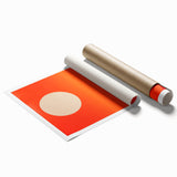 Maximalist Wall Art - Bold Sun and Mountain Abstract for Vibrant Decor