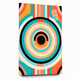 Vibrant Maximalist Wall Art – Bold Circular Design for Eclectic Decor
