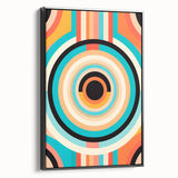 Vibrant Maximalist Wall Art – Bold Circular Design for Eclectic Decor
