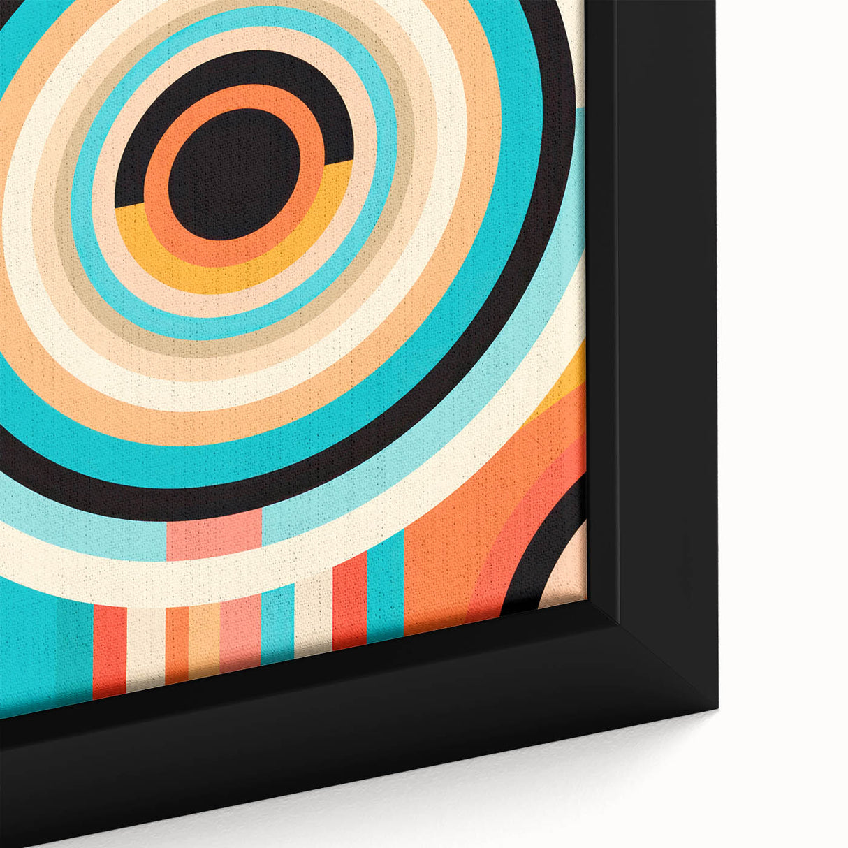 Vibrant Maximalist Wall Art – Bold Circular Design for Eclectic Decor