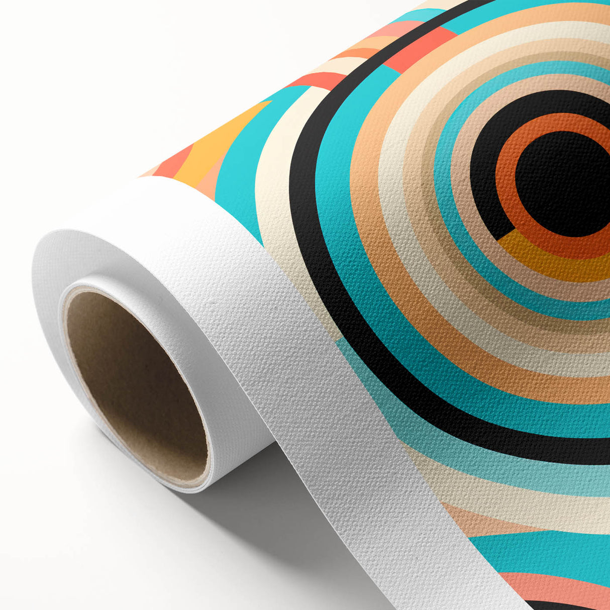 Vibrant Maximalist Wall Art – Bold Circular Design for Eclectic Decor