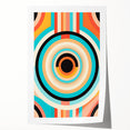Vibrant Maximalist Wall Art – Bold Circular Design for Eclectic Decor