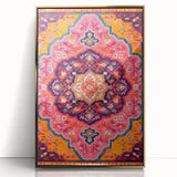 Maximalist Wall Art – Bold and Ornate Mandala with Floral Patterns