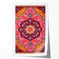 Maximalist Wall Art – Bold and Ornate Mandala with Floral Patterns