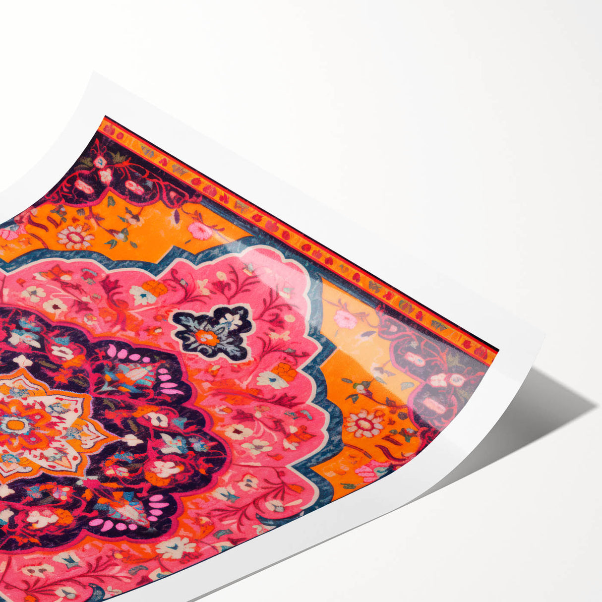 Maximalist Wall Art – Bold and Ornate Mandala with Floral Patterns