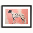 Maximalist Wall Art – Eclectic Decor with Bold Dog Silhouette