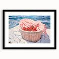 Maximalist Wall Art – Vibrant Decor Featuring Strawberries by the Sea