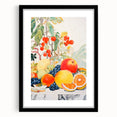 Maximalist Wall Art – Bold and Vibrant Fruit Composition for Home Decor