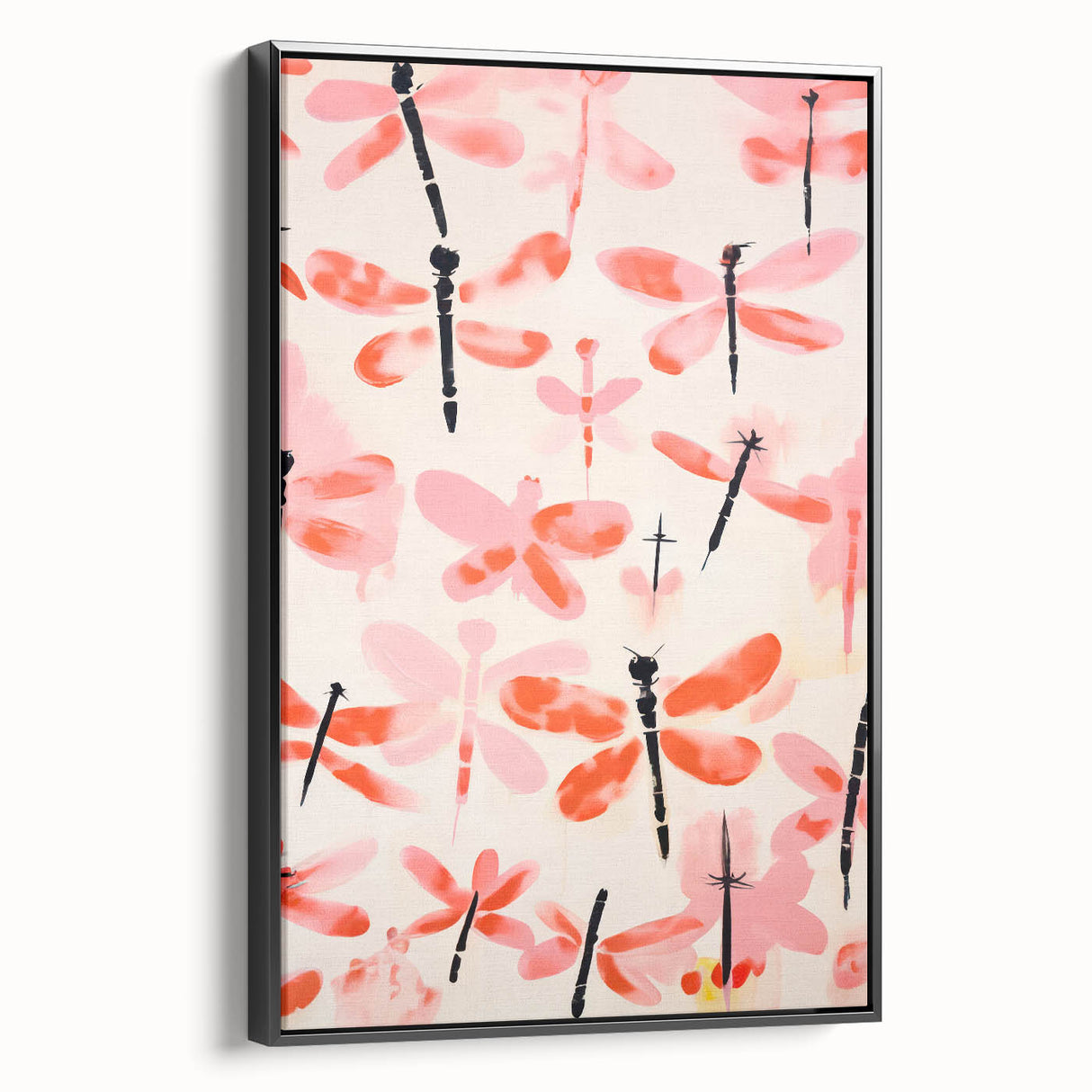 Maximalist Wall Art - Bold Dragonfly Print for Eclectic Home Decor