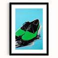 Maximalist Wall Art - Bold Shoe Print for Eclectic and Vibrant Decor