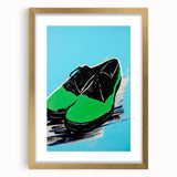 Maximalist Wall Art - Bold Shoe Print for Eclectic and Vibrant Decor