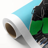 Maximalist Wall Art - Bold Shoe Print for Eclectic and Vibrant Decor