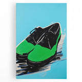 Maximalist Wall Art - Bold Shoe Print for Eclectic and Vibrant Decor
