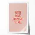Maximalist Wall Art - Bold Self-Love Quote Print for Eclectic Decor
