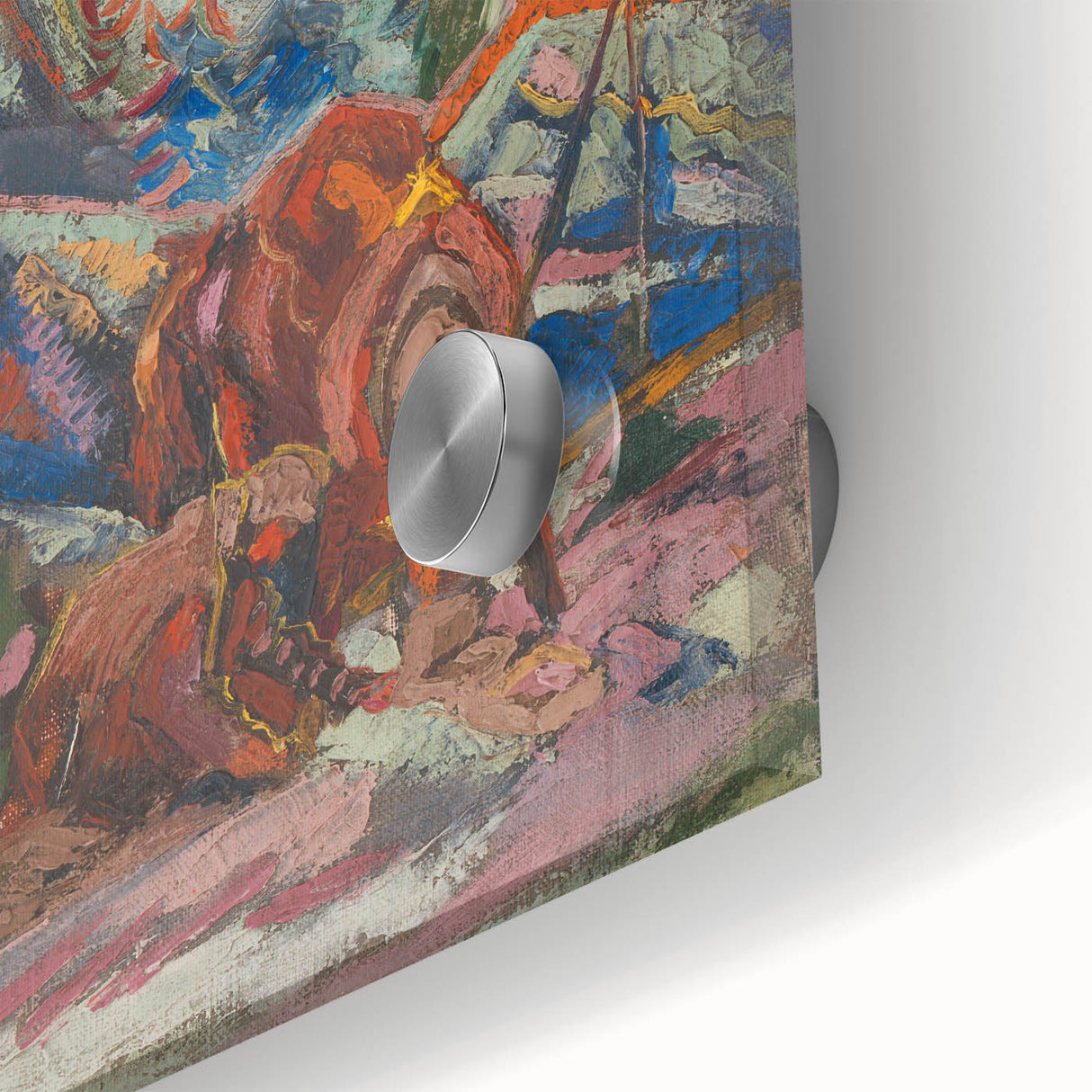 Maximalist Wall Art - Abstract Expressionist Landscape | Bold Decor