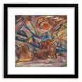 Maximalist Wall Art - Abstract Expressionist Landscape | Bold Decor