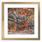 Maximalist Wall Art - Abstract Expressionist Landscape | Bold Decor