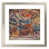 Maximalist Wall Art - Abstract Expressionist Landscape | Bold Decor
