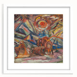 Maximalist Wall Art - Abstract Expressionist Landscape | Bold Decor