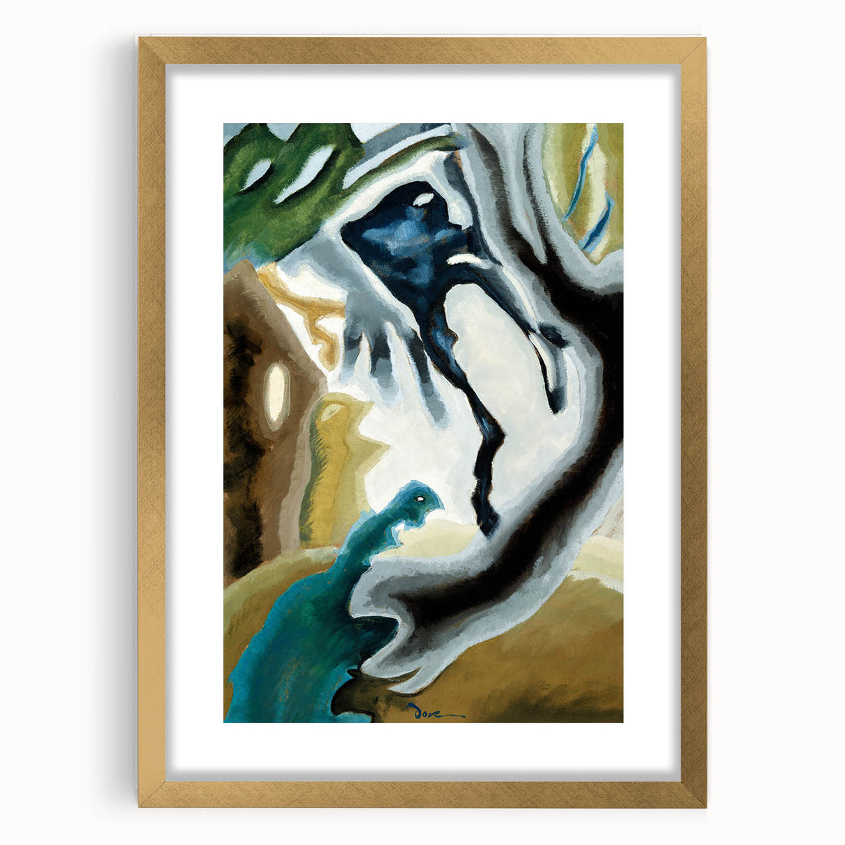 Maximalist Wall Art - Surreal Abstract Composition | Bold and Expressive Decor