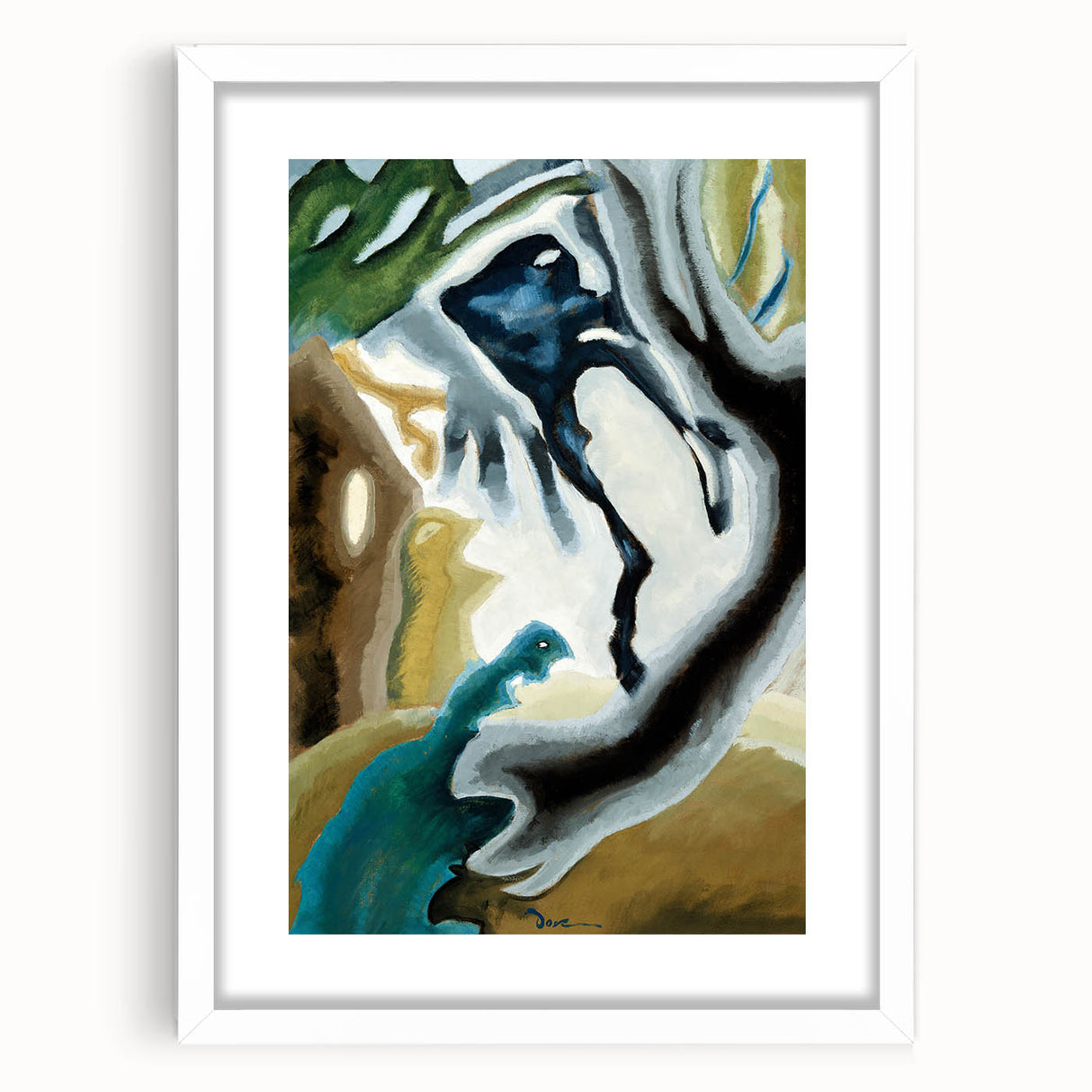 Maximalist Wall Art - Surreal Abstract Composition | Bold and Expressive Decor