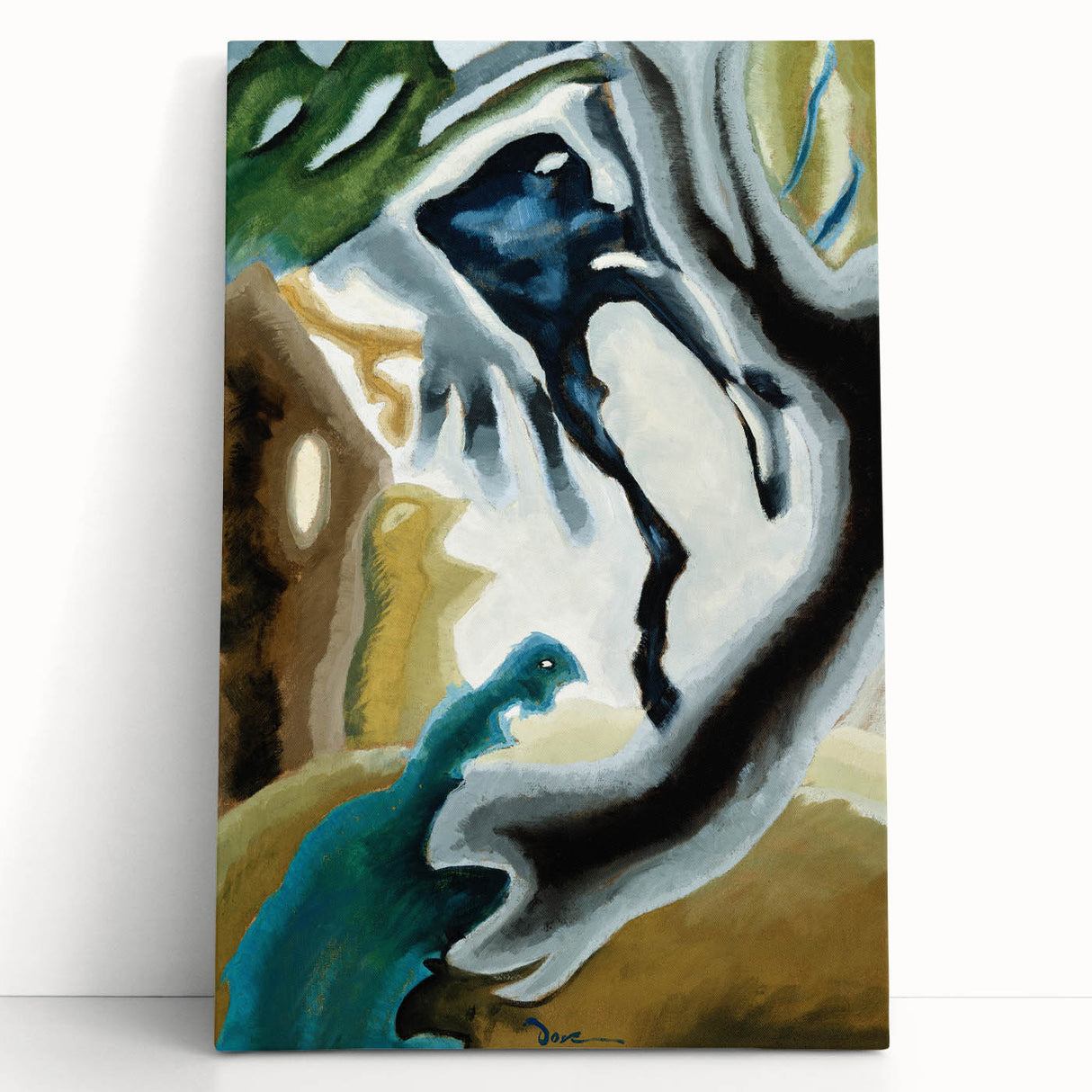 Maximalist Wall Art - Surreal Abstract Composition | Bold and Expressive Decor