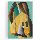 Maximalist Wall Art - Earthy Abstract Composition | Bold and Expressive Decor