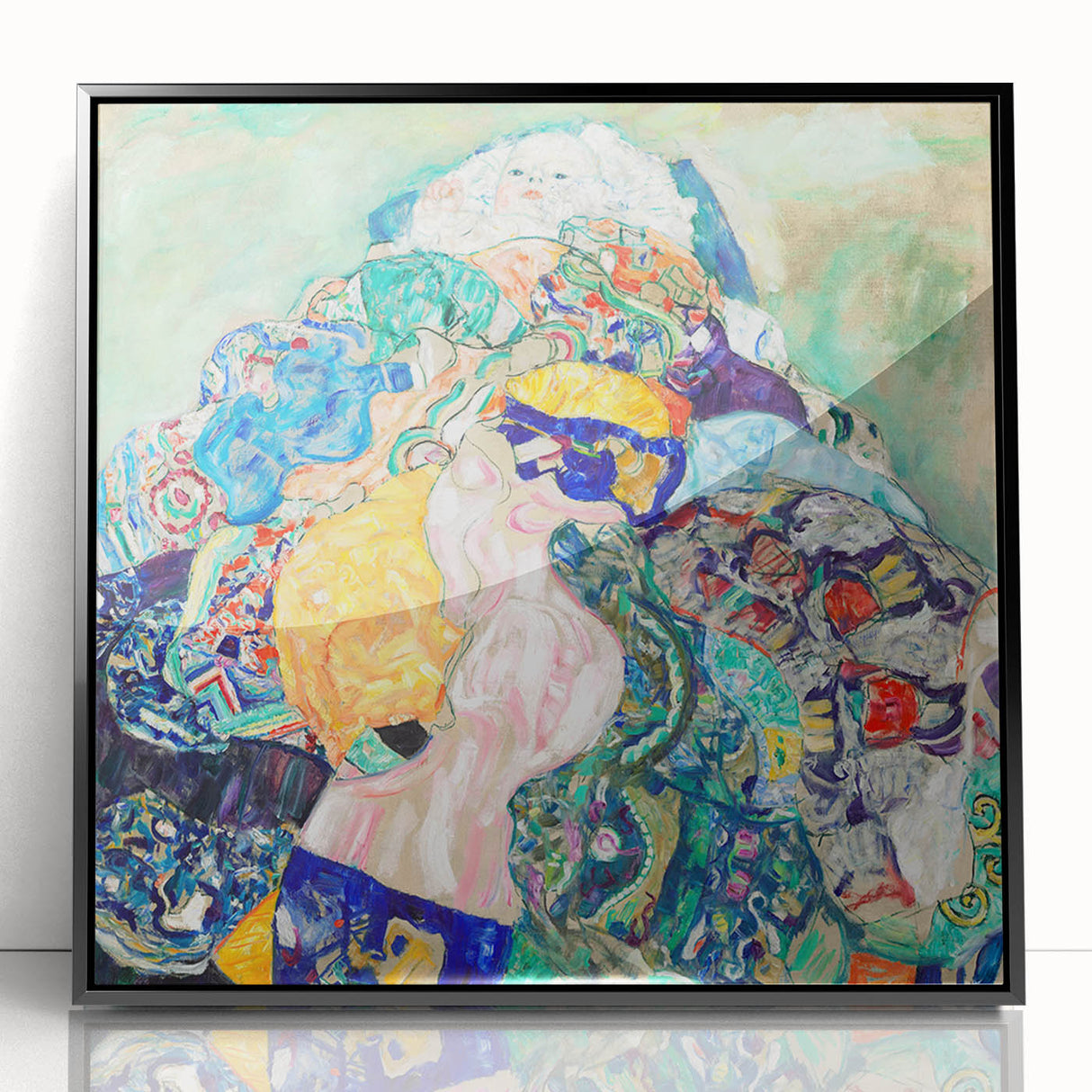 Maximalist Wall Art - Vibrant Abstract Composition | Bold and Expressive Decor