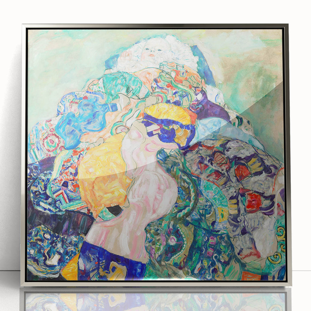 Maximalist Wall Art - Vibrant Abstract Composition | Bold and Expressive Decor