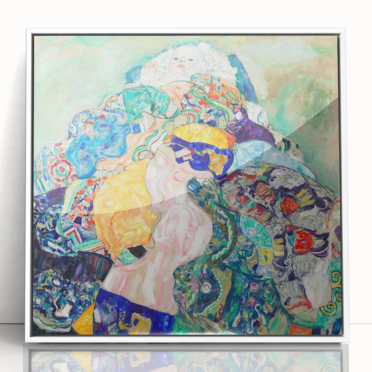 Maximalist Wall Art - Vibrant Abstract Composition | Bold and Expressive Decor