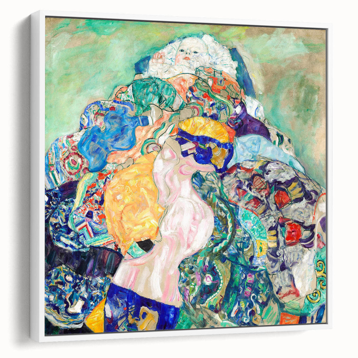 Maximalist Wall Art - Vibrant Abstract Composition | Bold and Expressive Decor