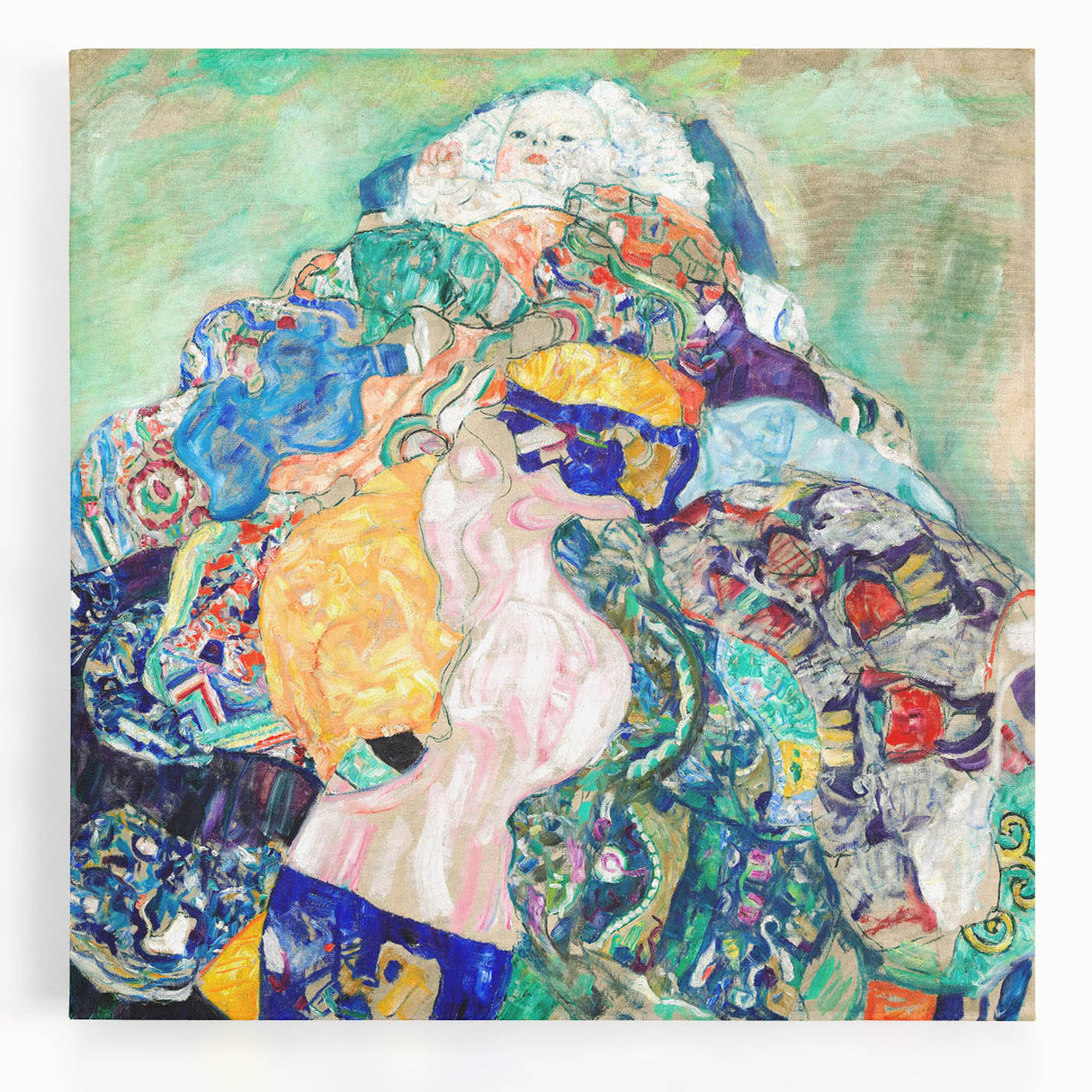 Maximalist Wall Art - Vibrant Abstract Composition | Bold and Expressive Decor