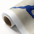 Maximalist Wall Art - Bold Abstract Blue Movement Print for Eclectic Decor