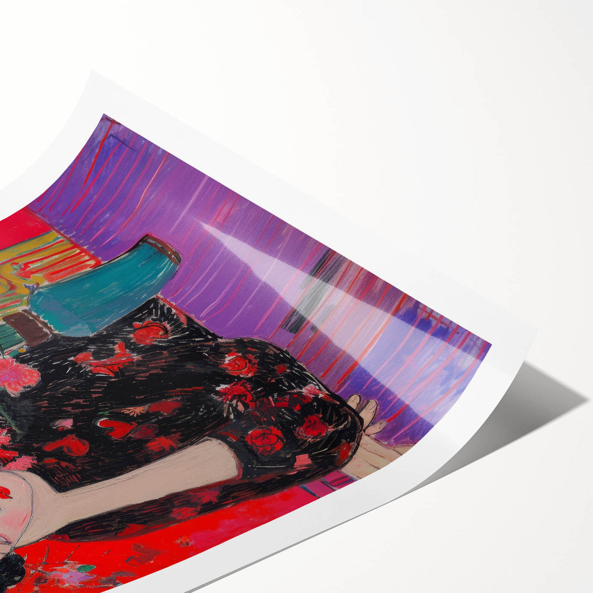 Maximalist Wall Art – Bold Home Decor with Vibrant Floral Expression