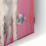 Maximalist Wall Art - Eclectic Dog Portrait with Bold Pink and Orange Hues